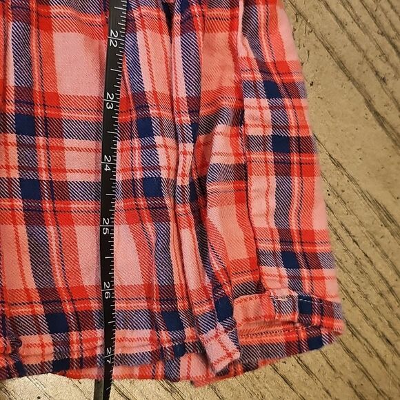 Red and Blue Plaid Long Sleeve Dress Size 8 H&M - Picture 5 of 11